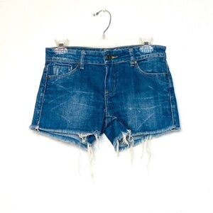 SL8 | Blue Denim Studded Pocket Jean Shorts 25